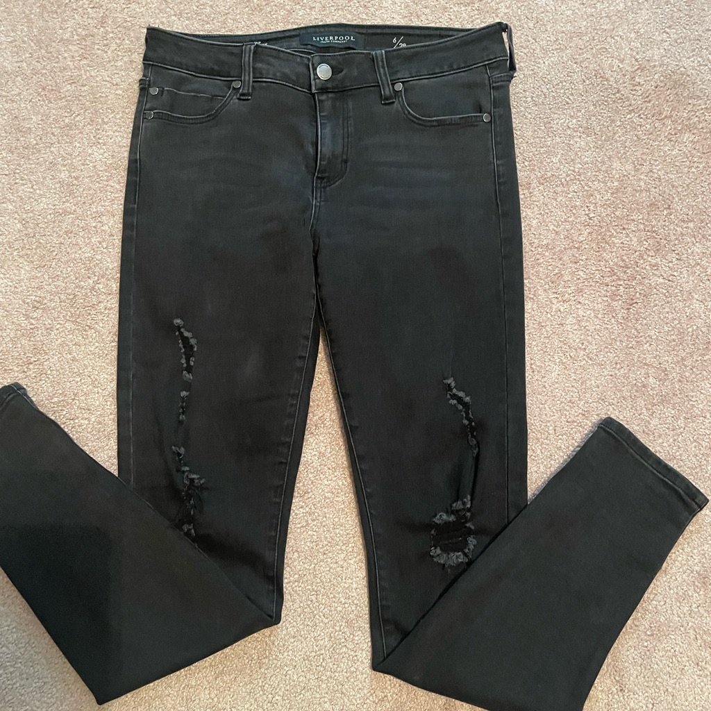 Liverpool The Skinny Distressed Jeans